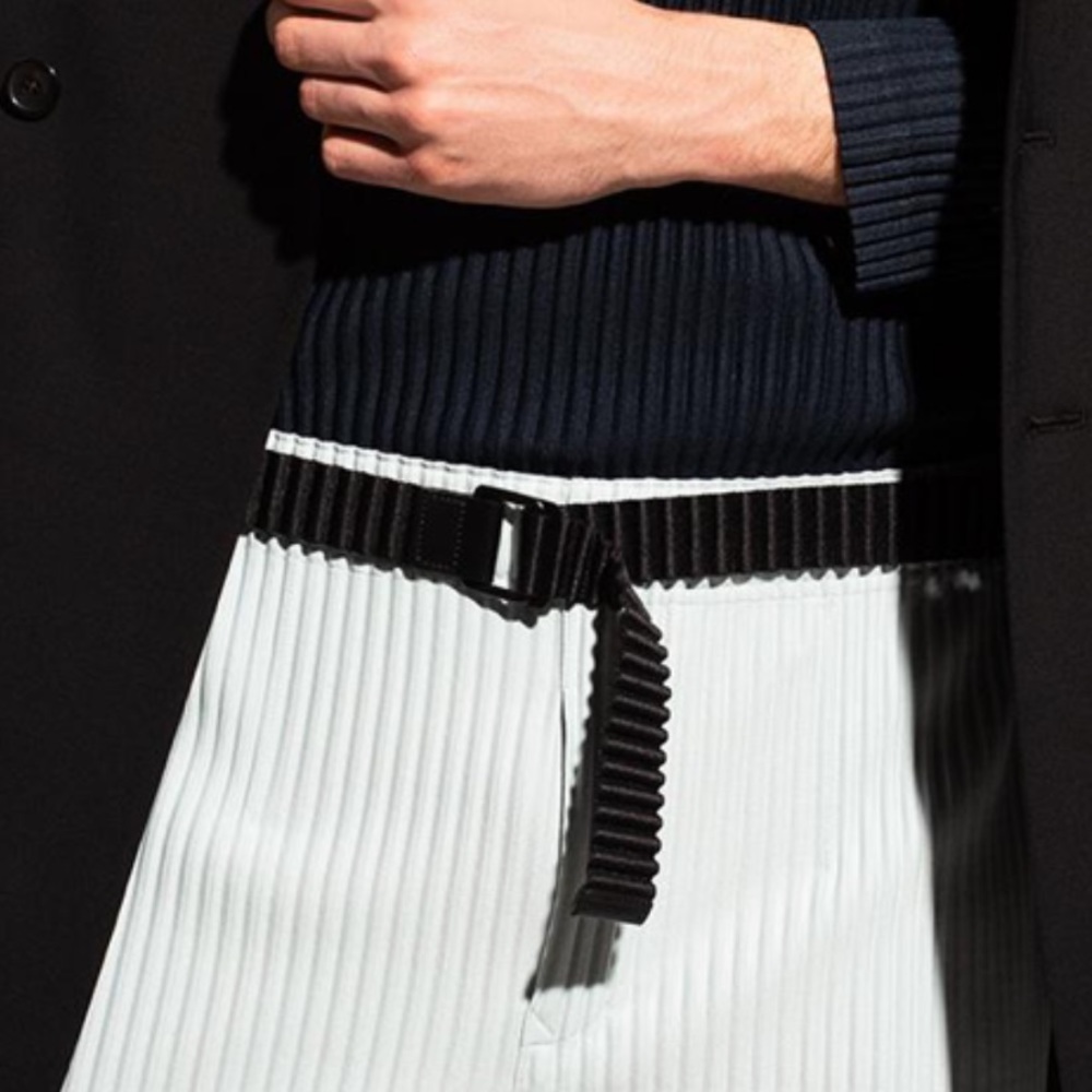 Issey Miyake Homme Plisse Belt (Tan) - Picture 5 of 6